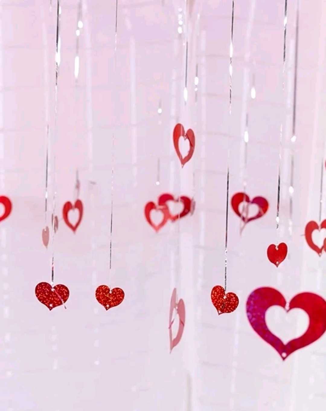 زخارف شماعات قلب طقم واحد