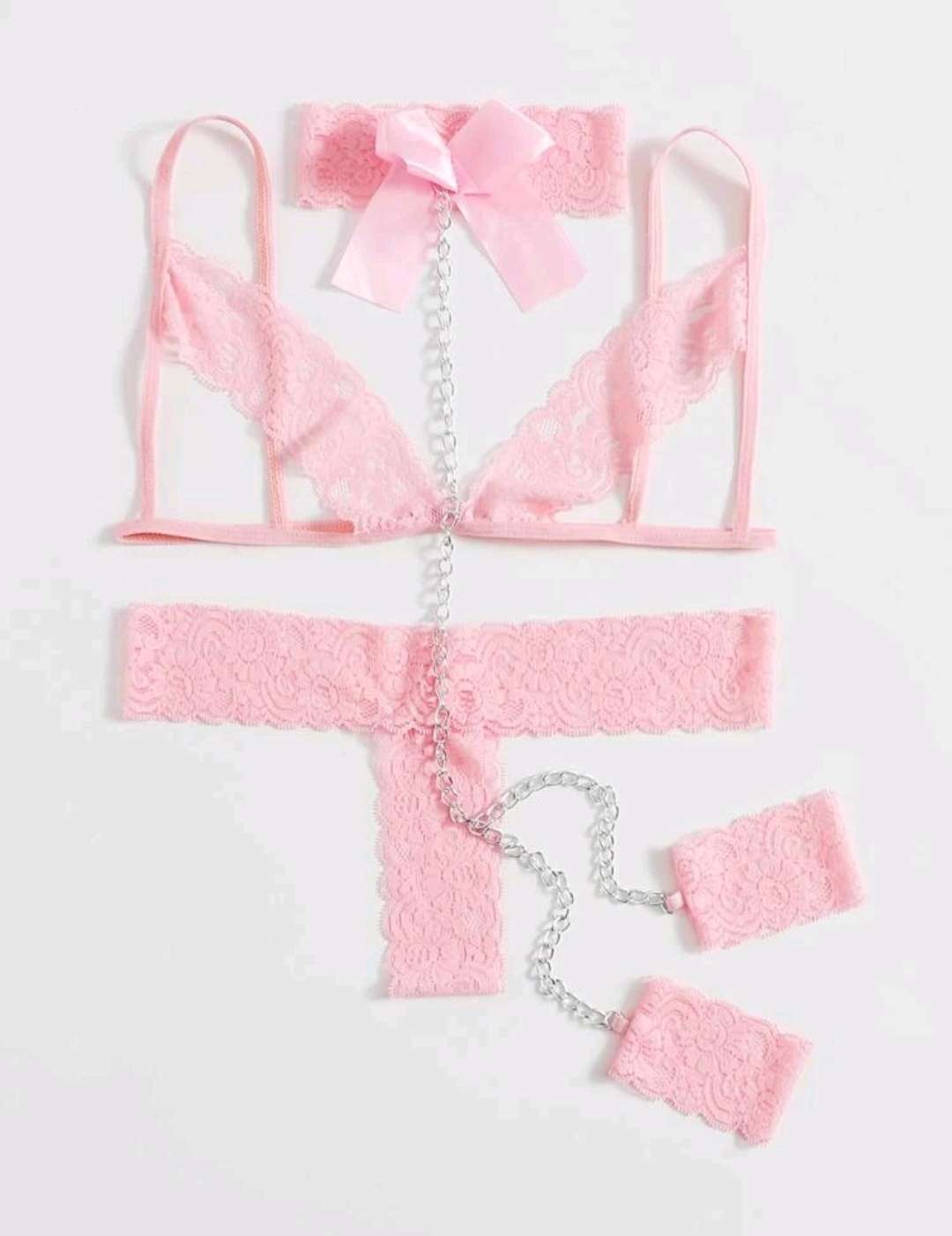 طقم ملابي داخلي دانتيل