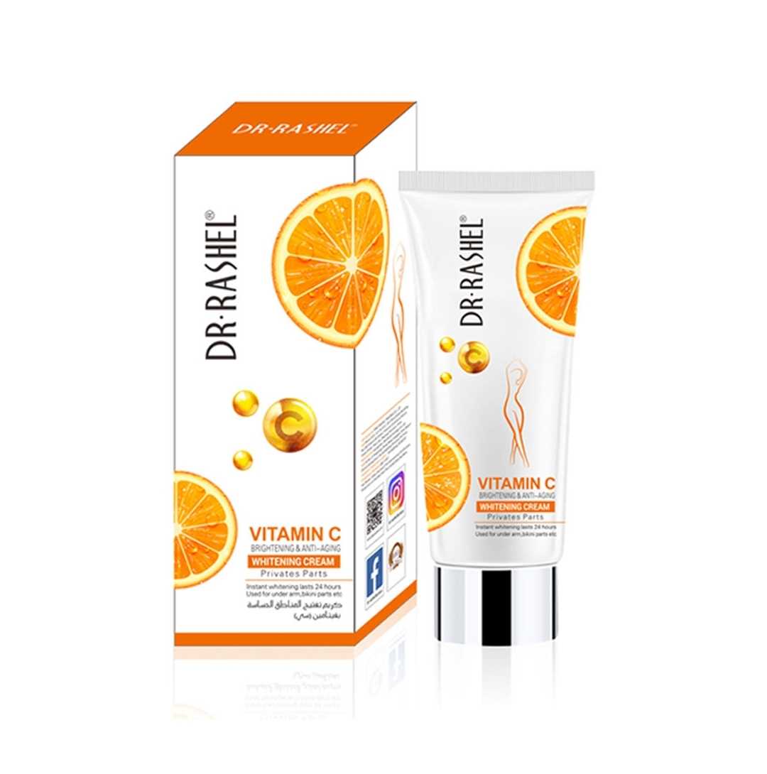 كريم تبييض المناطق الحساسة بفيتامين C أبيض 80جم
