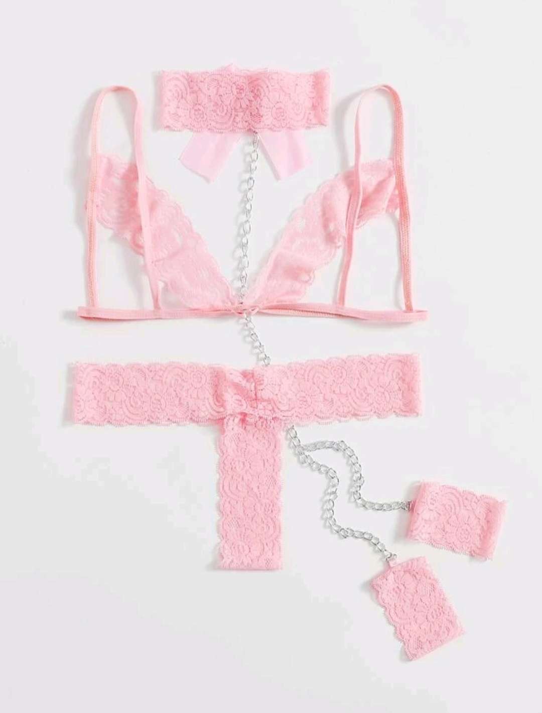 طقم ملابي داخلي دانتيل