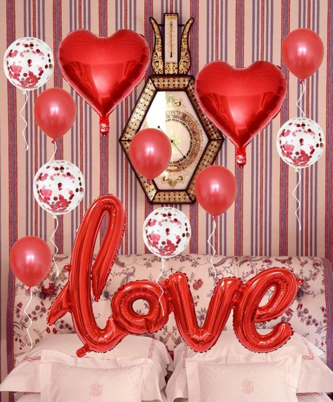 طقم بالونات زخرفة 12 قطعه